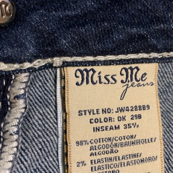 Miss Me jeans size 32/351/2 - Picture 5 of 10